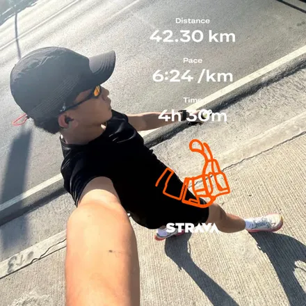 Out on a run